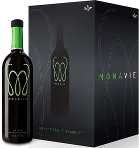 Monavie Active quatre bouteilles de 25,3 oz chacune.