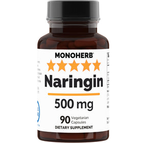 MONOHERB Naringin 500 mg capsules végétales transparentes