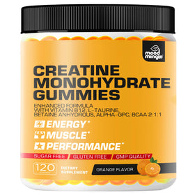 Mood Mingle Gummies de Créatine Monohydrate 5g, vue avant du flacon