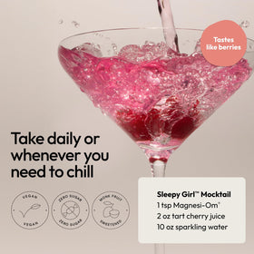 Moon Juice Magnesi-Om Poudre de Magnésium 331g avec fruits et boissons