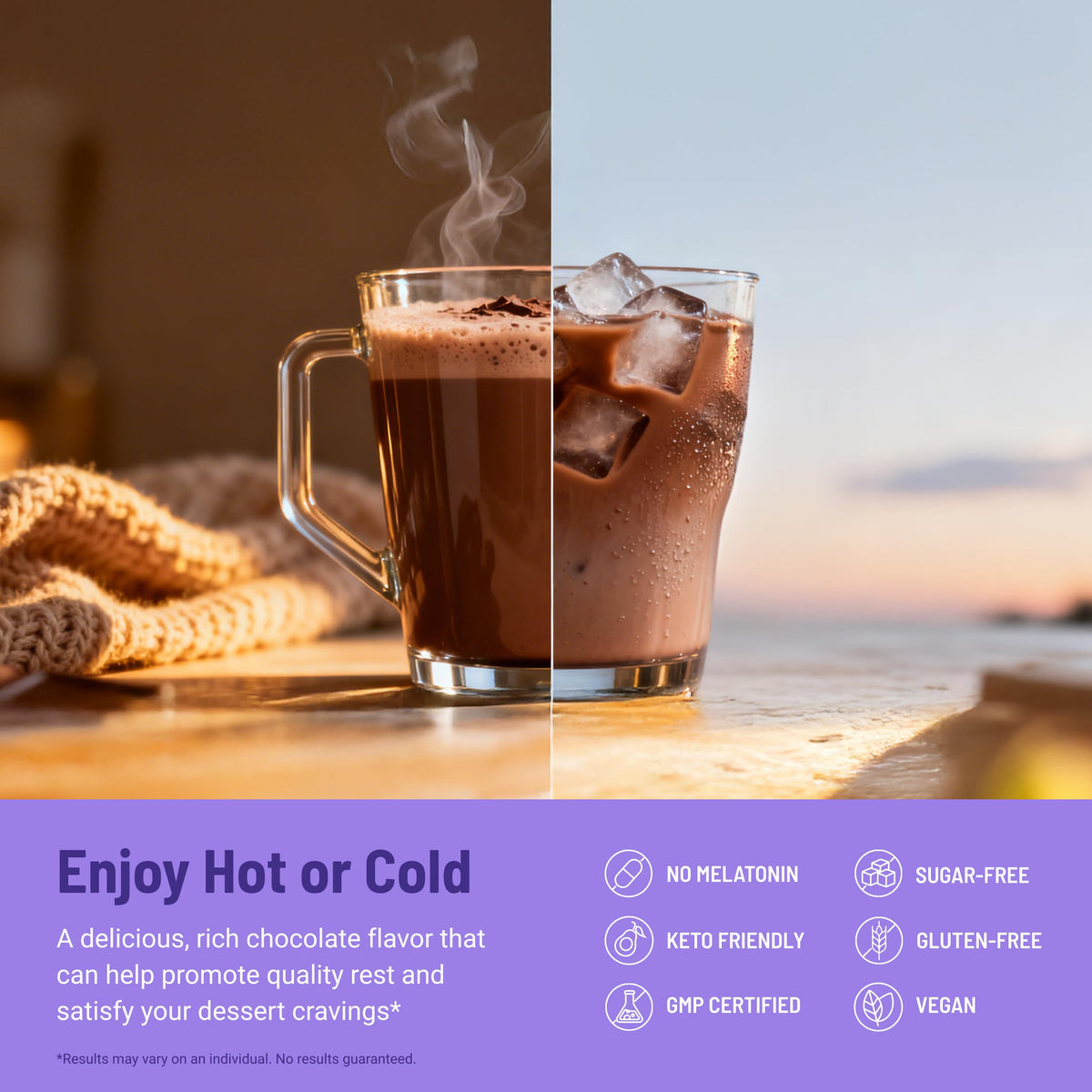 MoonBrew Chocolat Chaud au Magnésium 240g emballage