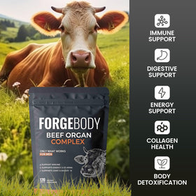 MORANDEE Foie de Boeuf 120 capsules avec une main