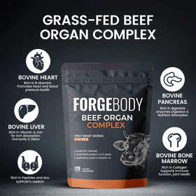 MORANDEE Foie de Boeuf capsules sur un fond neutre