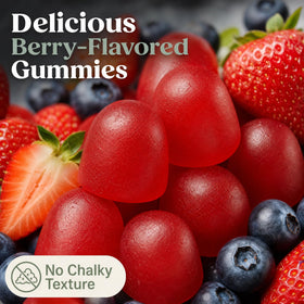 Morea Labs Gummies DGL 400mg Extrait de Réglisse, ingrédients sur l'emballage