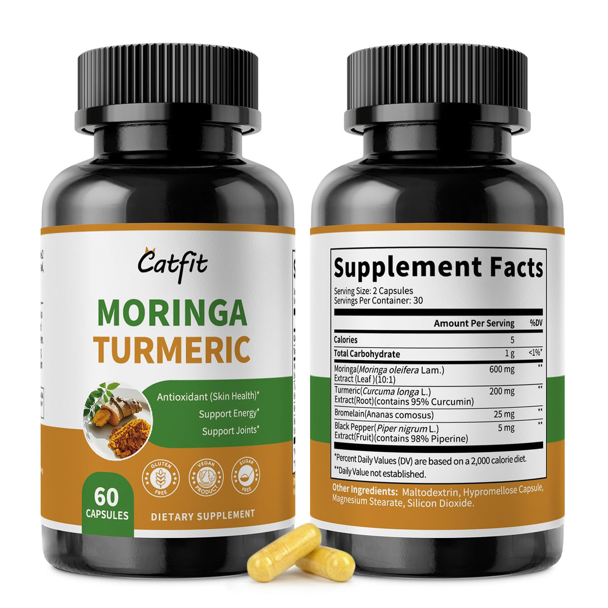 Moringa 10-en-1 Complément Alimentaire Catfit, vue de face