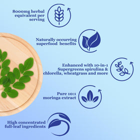 Moringa liquide 10:1 avec mélange de super-aliments