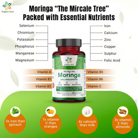 Moringa Organic Aura avec des feuilles de Moringa