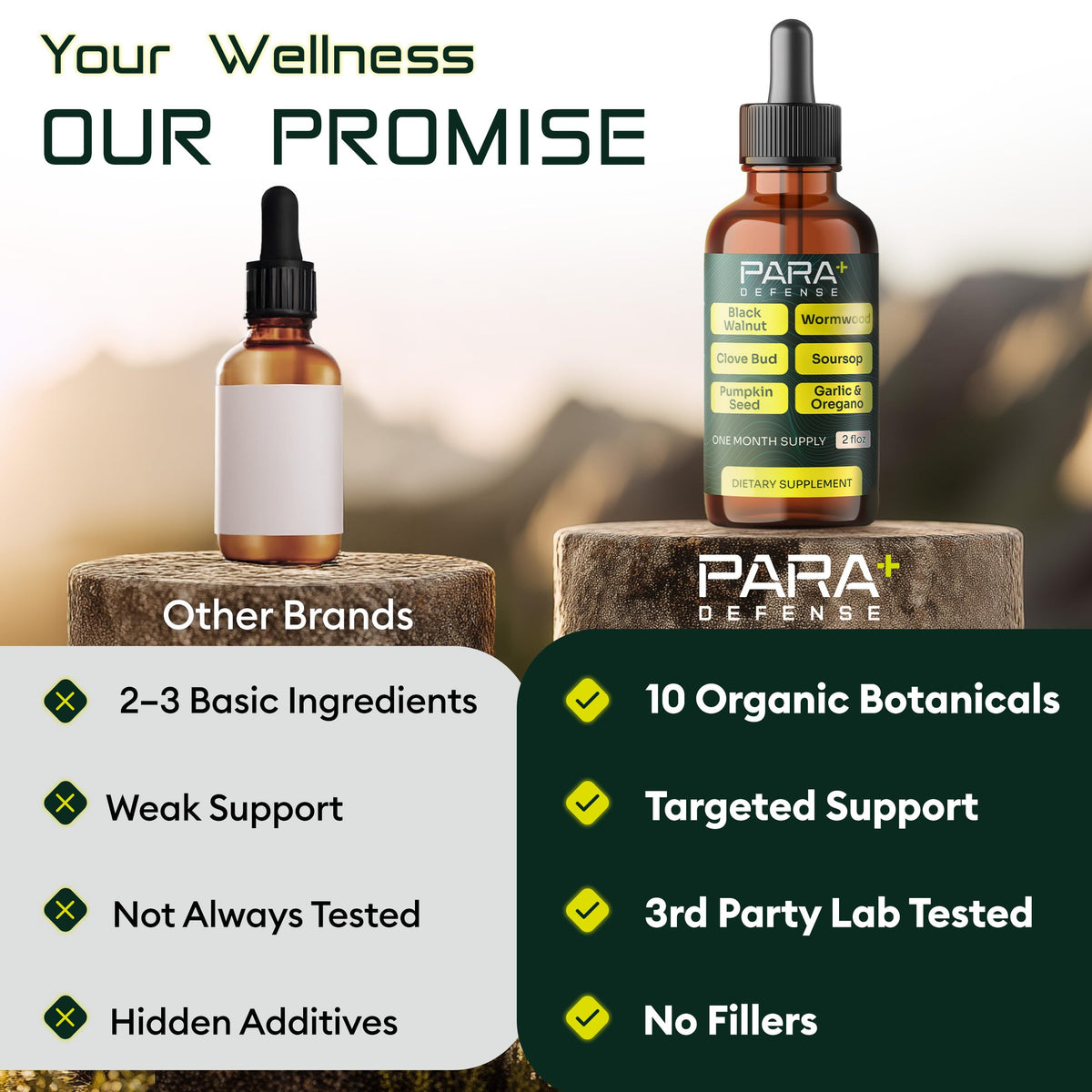 Morpha Organics Para Defense 132g avec goutteur ouvert