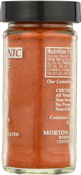 Morton & Bassett Cayenne Bio 200g en gros plan