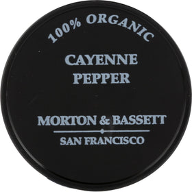Morton & Bassett Cayenne Bio 200g sur une table