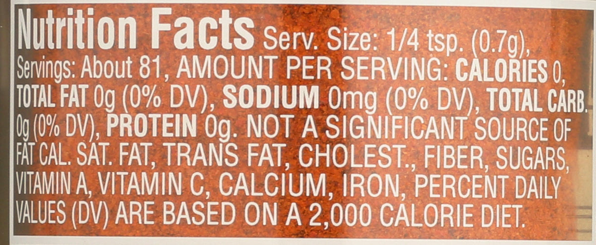 Morton & Bassett Cayenne Bio 200g vue de côté