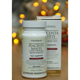 Mosbeau Placenta White 120 comprimés - contenu de la boîte