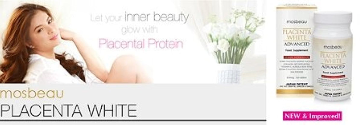 Mosbeau Placenta White comprimés - vue de côté