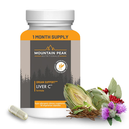 Mountain Peak Nutritionals Complément Alimentaire Foie C 90 gélules vue avant