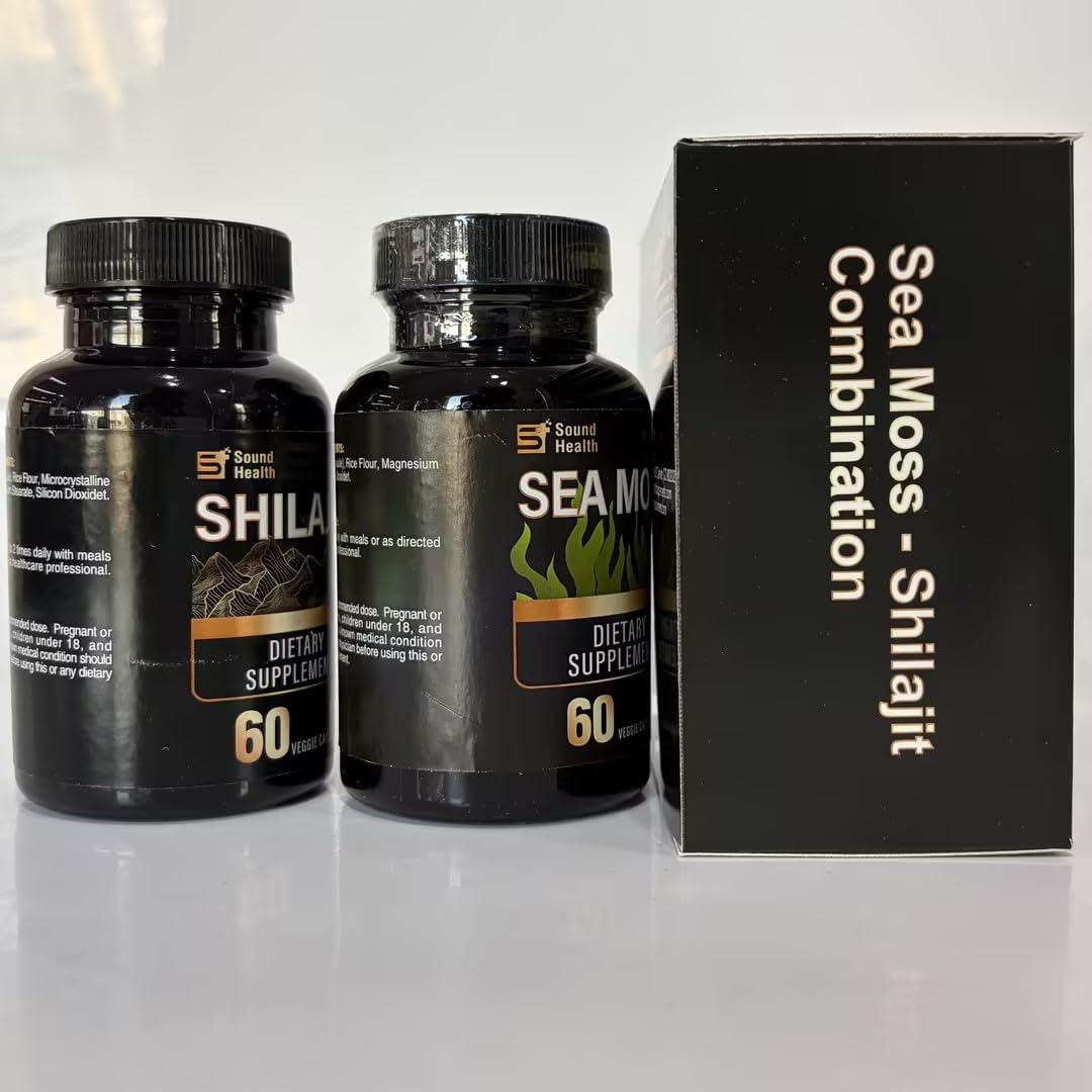 Mousse de Mer Irlandaise et Shilajit de SoundHealth, emballage ouvert