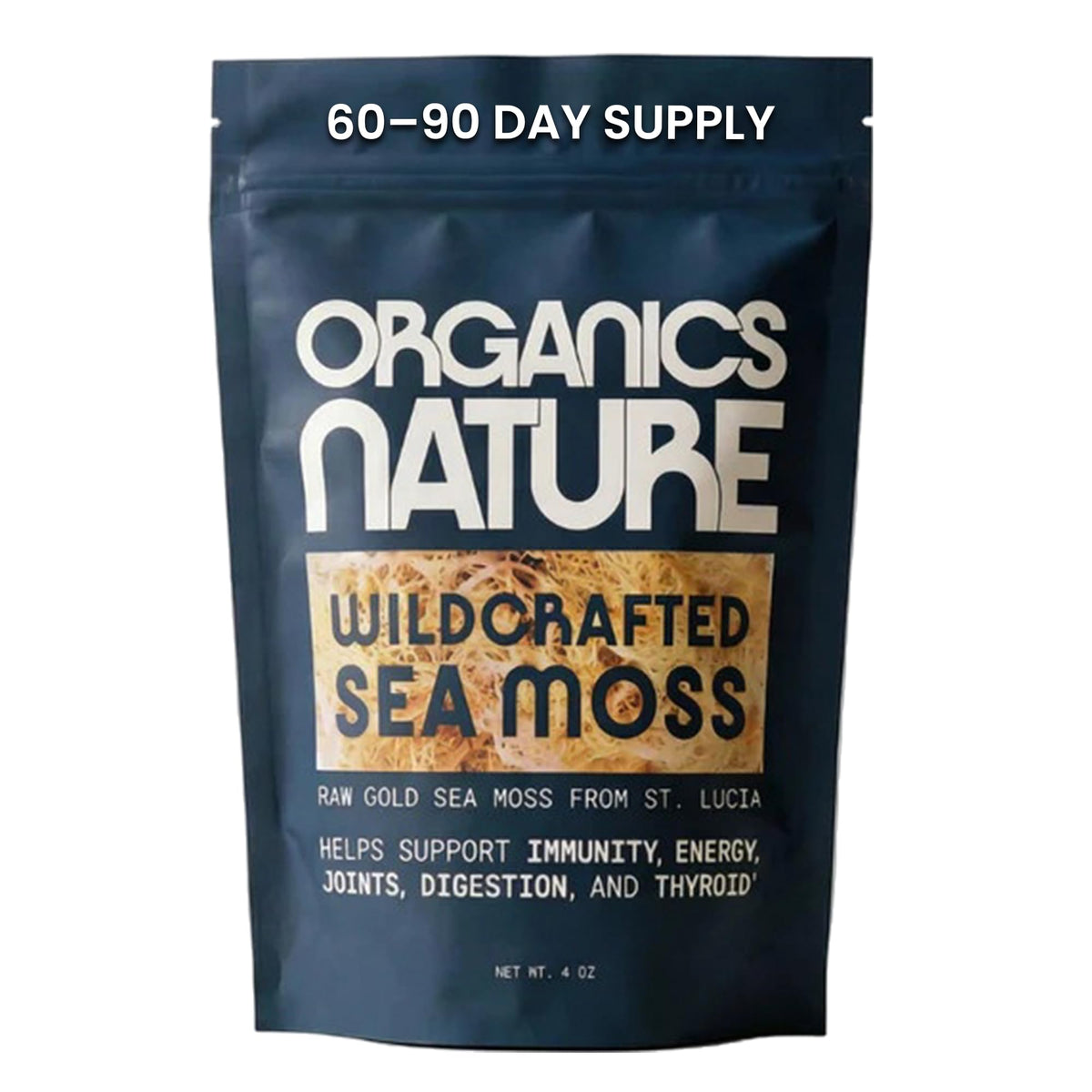 Mousse de mer sauvage ORGANICS NATURE 132g vue avant