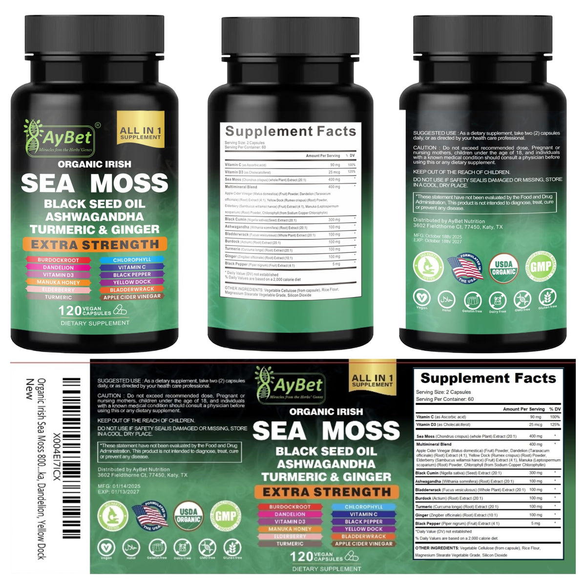 Mousse irlandaise bio AyBet avec ingrédients naturels