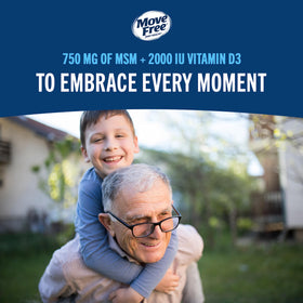 Move Free Advanced affichant le dosage recommandé