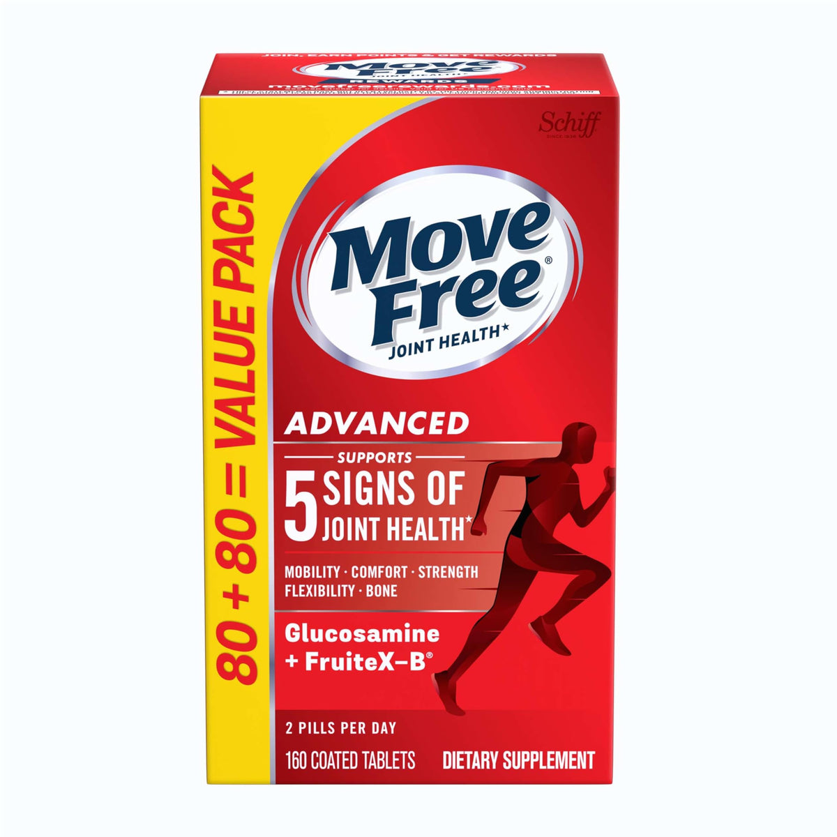 Move Free complément articulaire 160 comprimés avant