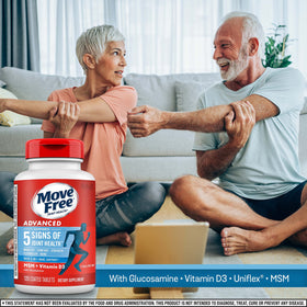 Move Free Glucosamine Chondroïtine MSM 120 comprimés flacon arrière