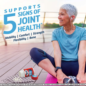 Move Free Glucosamine Chondroïtine MSM 120 comprimés sur une table