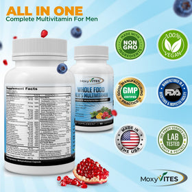 MoxyVites Multivitamines Methylées pour Hommes, capsules en gros plan