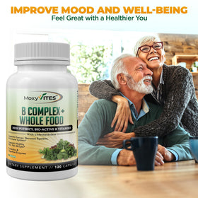 MoxyVites Vitamines B Complex 120 capsules en mode de vie actif