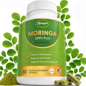 MPRAYAN Capsules de Moringa 1600mg - Flacon de 60 capsules végétaliennes
