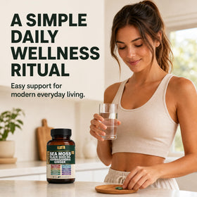 MPRAYAN Capsules de Mousse de Mer 16-en-1 avec huile de nigelle