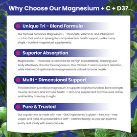 MQKQ VDD Magnésium L-Thréonate 120 capsules avec dosage