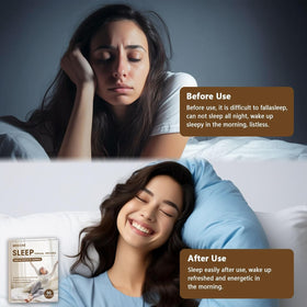 MRECKE Patches de Sommeil posés sur une table de nuit