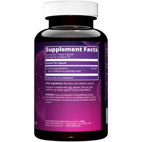MRM 5-HTP 50 mg capsules, emballage et contenu