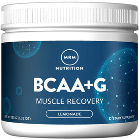 MRM BCAA + G Poudre Vegan au citron, vue de face