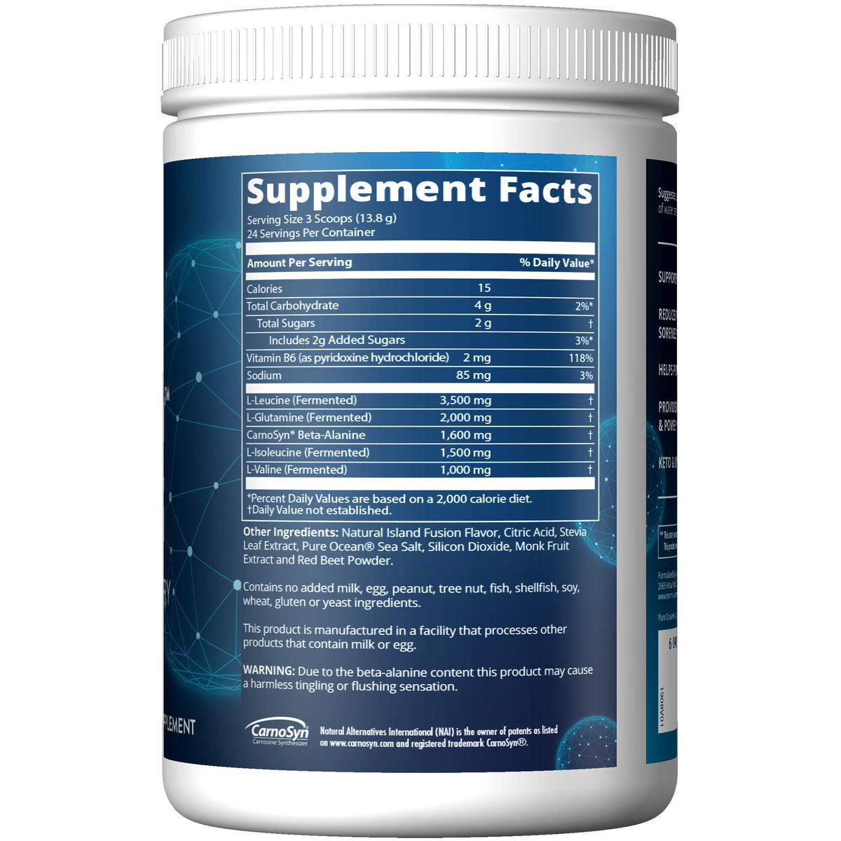 MRM BCAA+G Reload Poudre avec cuillère doseuse