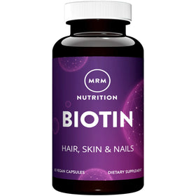 MRM Biotine 5000 mcg capsules, bouteille vue de face
