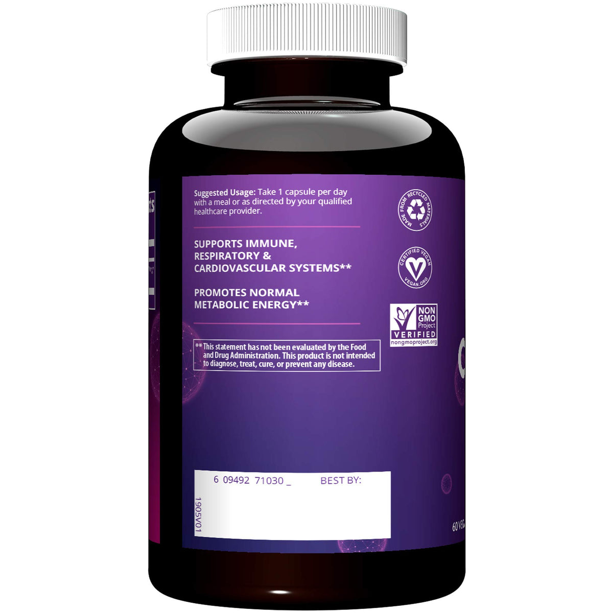 MRM Cordyceps CS-4 capsules végétales en détail