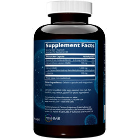 MRM HMB 1000 contenant et capsules sur un fond neutre