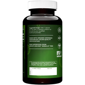 MRM Moringa en gélules - vue de l'emballage arrière