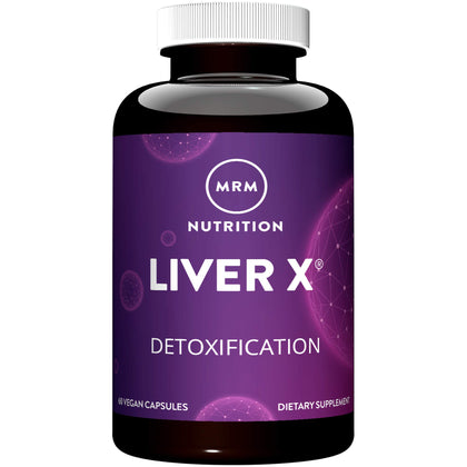 MRM Nutrition Liver X complément alimentaire végétalien 30 capsules vue de face