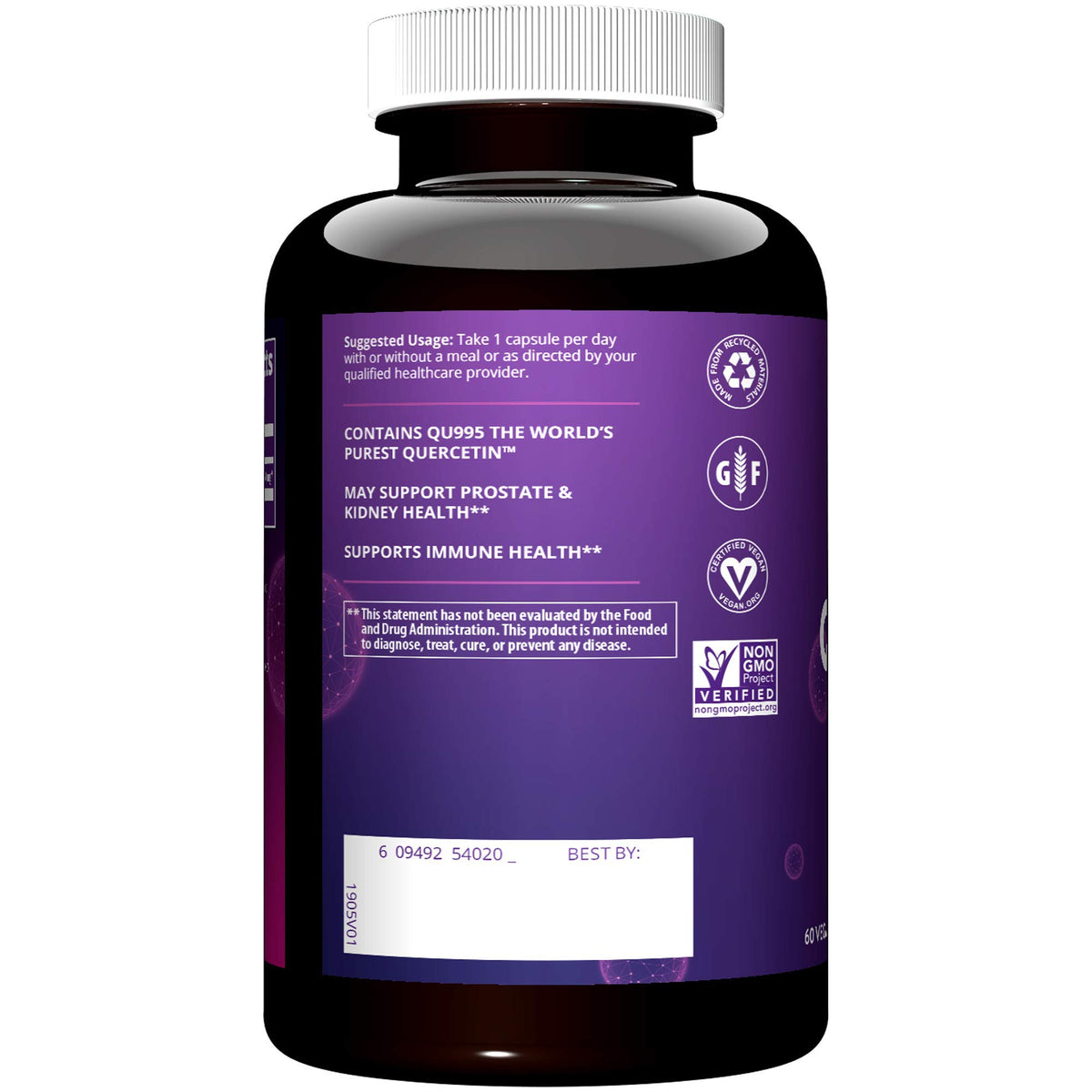 MRM Quercetin 500 mg 60 capsules emballage
