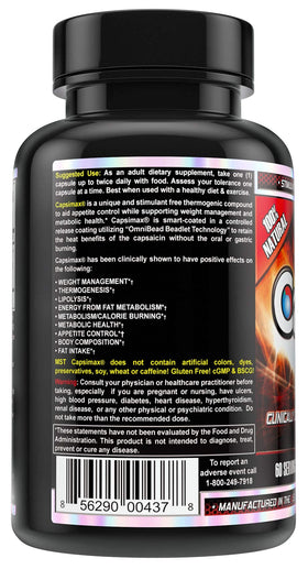 MST Capsimax 100mg gélules, emballage