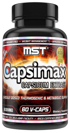 MST Capsimax 100mg gélules, vue de face