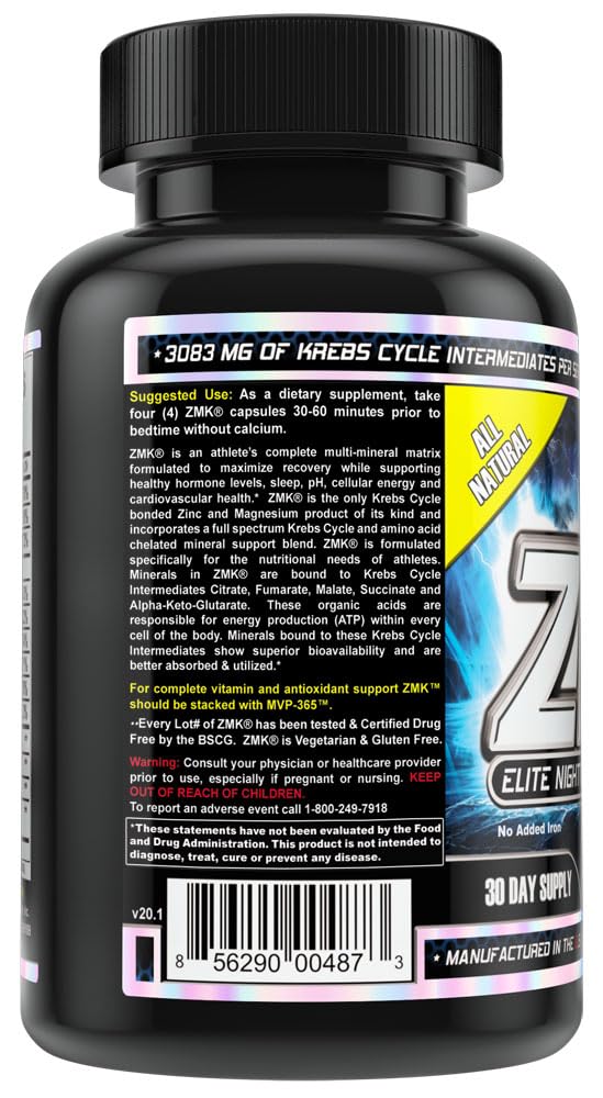 MST Zinc & Magnésium 120 capsules emballage