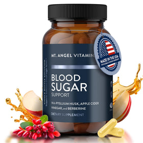 Mt. Angel Vitamins Complément Alimentaire Soutien Glycémique 60 Capsules vue avant