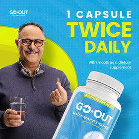 Mt. Angel Vitamins Go Out Daily Maintenance capsules side view