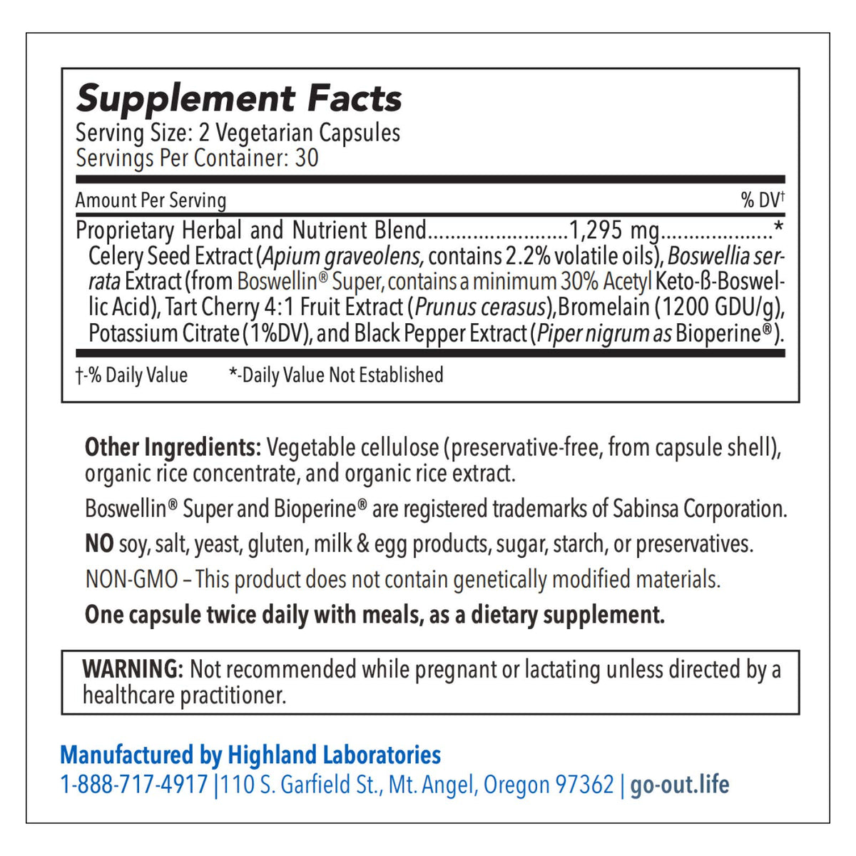 Mt. Angel Vitamins Go Out Extra Force sur fond naturel
