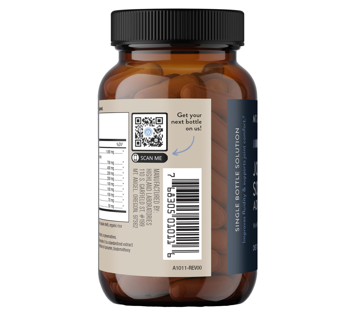 Mt. Angel Vitamins Joint Solution Advanced 60 Capsules in a kitchen setting