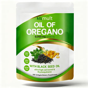Mtmult Huile d'Origan 6000mg gélules softgels dans le sachet