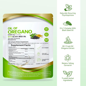 Mtmult Huile d'Origan 6000mg sachet fermé