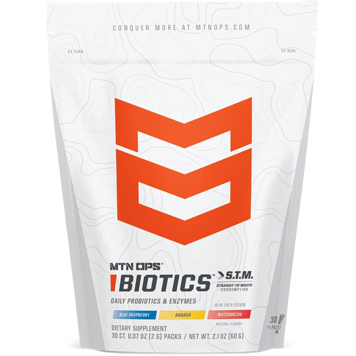 MTN OPS Biotics STM sachet de 82g vue de face